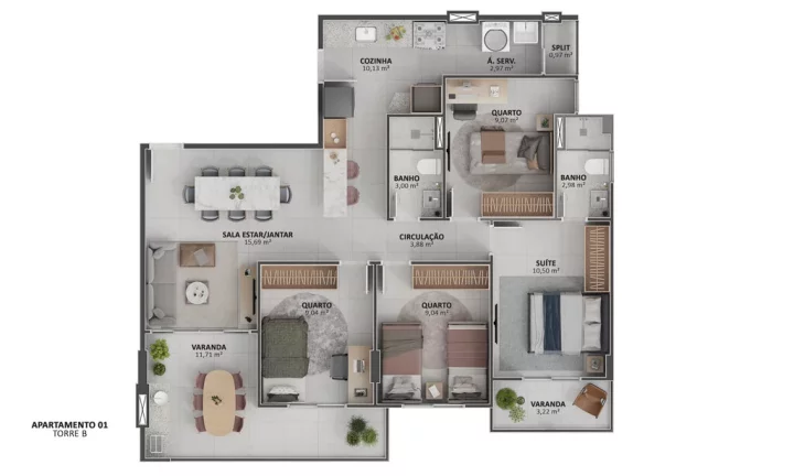 Imagem APARTAMENTO RESIDENCIAL em Vila Velha - ES, Praia da Costa