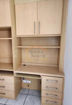 Imagem Apartamento 56m², 2 dormitórios, banheiro, armários na cozinha e dormitórios, área de serviço,...