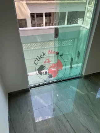 Imagem Sobrado Novo,estuda permuta até 50% ,3 dorms , 1 suíte, sacada,área gourmet com churrasq , 3 vagas ,bairro Vila Humaitá em Santo André