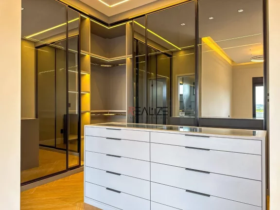 Imagem Casa alto padrão com 3 suítes e escritório à venda, 311 m² por R$ 3.200.000 - Condomínio Jardim Vila Paradiso - Indaiatuba/SP