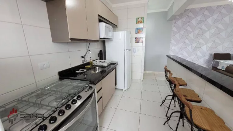 Imagem Apartamento com 2 dormitórios à venda, 70 m² por R$ 480.000,00 - Jardim Imperador - Praia Grande/SP