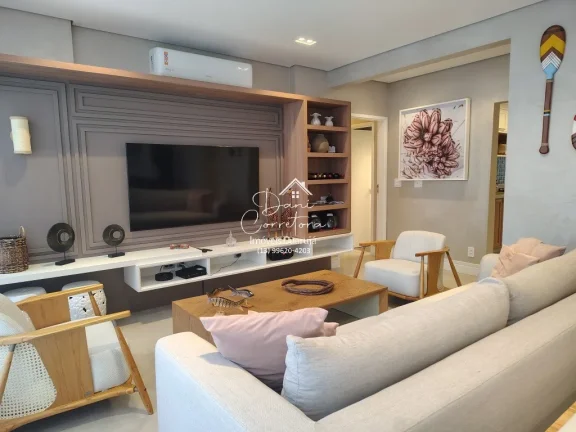 Imagem Imperdível apartamento à venda em Guarujá-SP, Pitangueiras: 3 quartos, 1 suíte, 2 salas, 3 banheiros, 1 vaga, 130m².