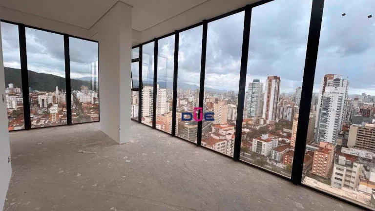 Imagem Cobertura com 4 dormitórios à venda, 320 m² por R$ 5.000.000,00 - José Menino - Santos/SP