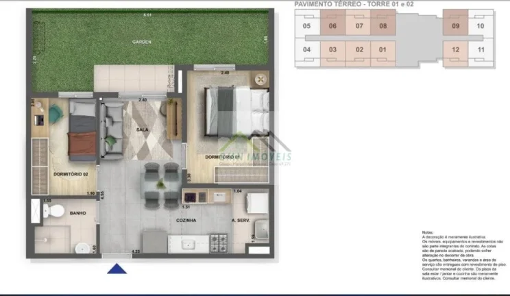 Imagem Parque Piedade - Lançamento Apartamento 2 quartos, Piedade