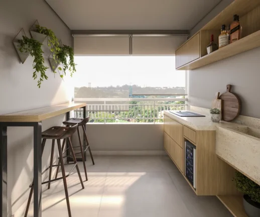 Imagem Apartamento à venda em Itatiba, Loteamento Santo Antônio, com 2 quartos, 53,7m2
