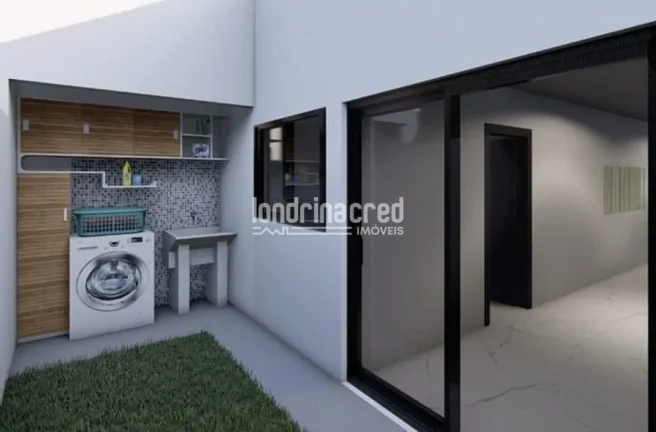 Imagem Casa no Jardim Olímpico: 3 quartos, suíte, 2 vagas, 80m² construídos e terreno de 125m² em ótima localização na Zona Oeste de Londrina.