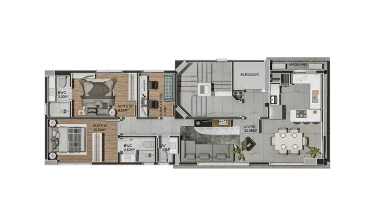 Imagem COBERTURA RESIDENCIAL em Balneário Camboriú - SC, Centro