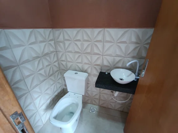 Imagem Casa De 3/4 C Suite Com Area Gourmet No Santa Luzia Em Construção