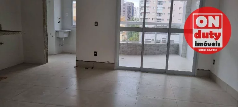 Imagem Apartamento com 1 dormitório à venda, 54 m² por R$ 690.000,00 - Boqueirão - Santos/SP