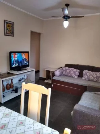 Imagem Apartamento Condomínio Bento Quirinocom 2 dormitórios à venda, 70 m² por R$ 297 - Balneário Cidade Atlântica - Guarujá/SP