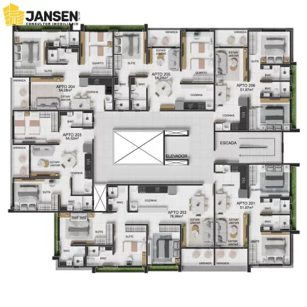 Imagem NOVO CONCEITO NO PORTAL DO SOL, APARTAMENTOS DE 02 E 03 QUARTOS
