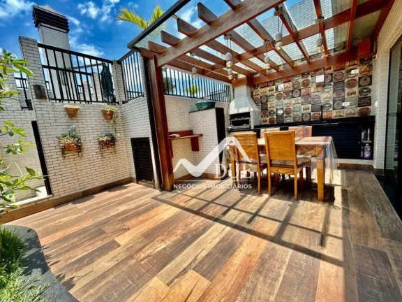 Imagem Cobertura com 4 dormitórios à venda, 292 m² por R$ 3.200.000,00 - Pompéia - Santos/SP