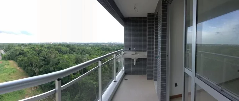Imagem Apartamento de 2 e 3/4 suíte e varanda piso em porcelanato com Shopping Bosque Grão Pará Colégio Equipe no Cidade Cristal Bairro Planejado de Belém