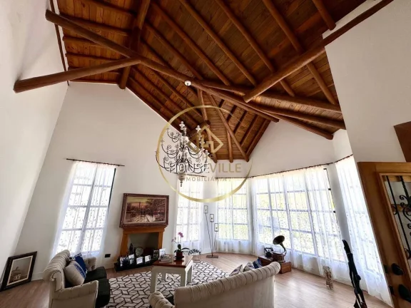 Imagem Casa Sobrado 4 dormitórios ( 4 suítes), 6 vagas, Recanto Santa Bárbara.