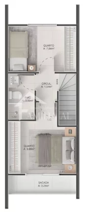 Imagem GEMINADO COM 2 QUARTOS NO VILA NOVA