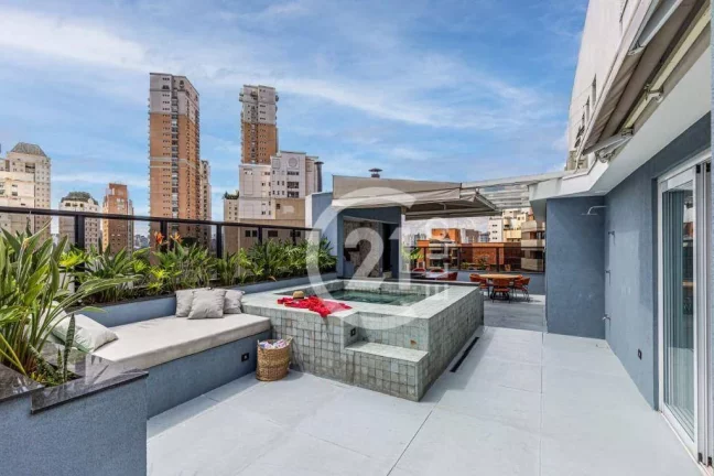 Imagem Cobertura com 4 dormitórios à venda, 400 m² por R$ 9.800.000,00 - Moema - São Paulo/SP