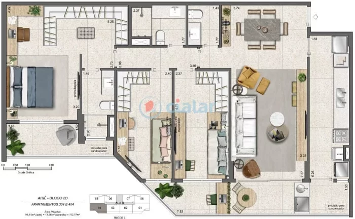 Imagem Studio à venda 1 Quarto 28.59M Gávea Rio de Janeiro - RJ | Parque Sustentável da Gávea - Residencial - Fase 1