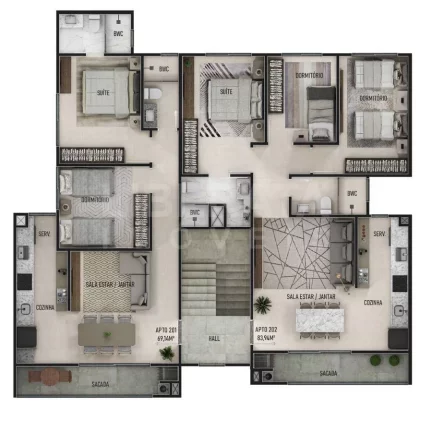 Imagem Treviso Residence no Centro, Navegantes, SC