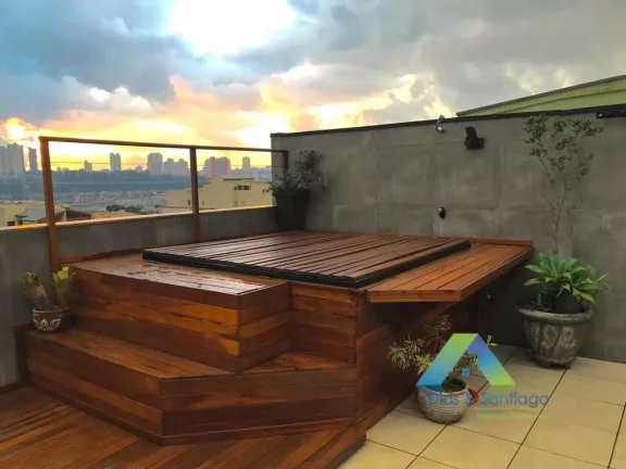 Imagem Santo André Cobertura 174M², 2 quartos sendo 1 suíte, 2 vagas, com ótima localização e valor !!