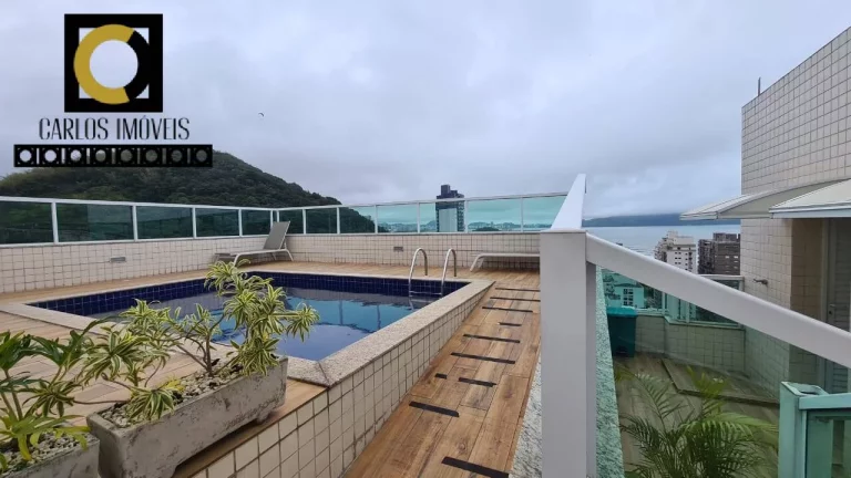 Imagem Apartamento vista Mar 3 dormitório com varanda, lazer completo!!