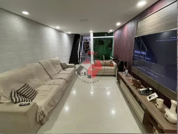Imagem Sobrado estudo permuta ,Mobiliado , 3 dorm, 1 suíte, Quintal, Sacada, 4 vagas,bairro Vila Assunção,Santo André
