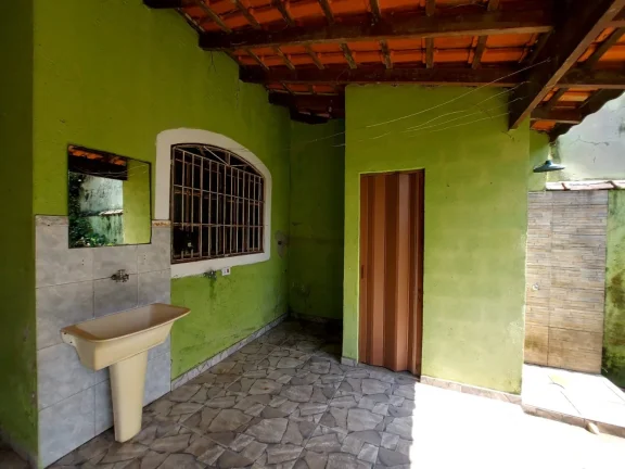 Imagem Casa para Venda em Itanhaém, Balneário Califórnia, 2 dormitórios, 2 banheiros, 10 vagas