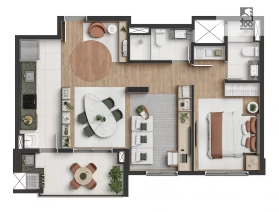 Imagem Apartamento a Venda no bairro Campo Comprido - Curitiba, PR