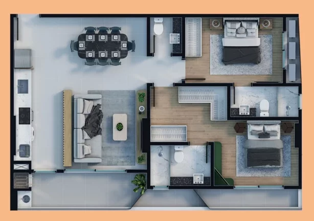 Imagem Diamond Hill Residence - Apartamento à venda no bairro Perequê - Porto Belo/SC
