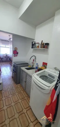 Imagem Seu novo lar está aqui! Kit Mobiliada de Frente para o Mar no José Menino, Santos - R$ 2.550
