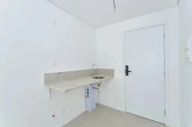 Imagem Studio 24M², 1Q, 1 Banheiro, Academia, Piscina, Churrasqueira, Salão de Festas, Espaço Gourmet, Lavanderia Coletiva, Coworking, Espaço Família.