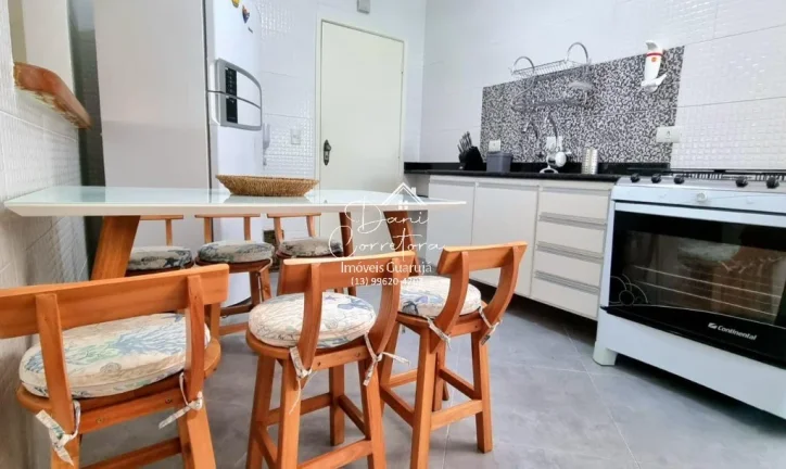 Imagem Imperdível oportunidade de adquirir um apartamento no Guarujá-SP, Jardim Las Palmas: 2 quartos, 1 suíte, 2 salas, 3 banheiros, 1 vaga de garagem e 90m² de área!