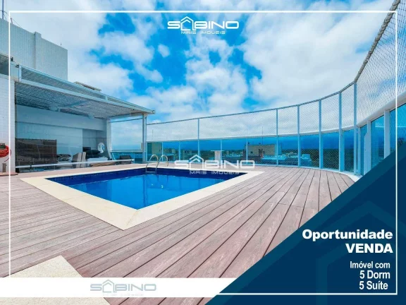 Imagem Cobertura à venda no clube Compartilhado, com 5 Suítes 254 m² 3 vagas - Riviera de São Lourenço - Bertioga SP