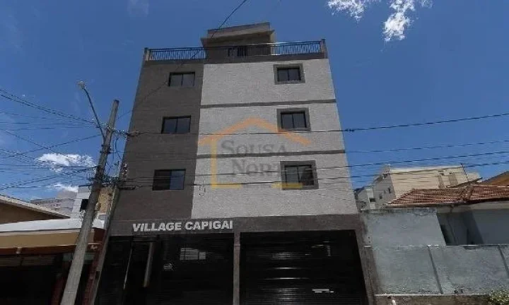 Imagem Apartamento com 35m², dispõe de 2 dormitórios, 1 banheiro, sala dois ambientes, cozinha com gabin...