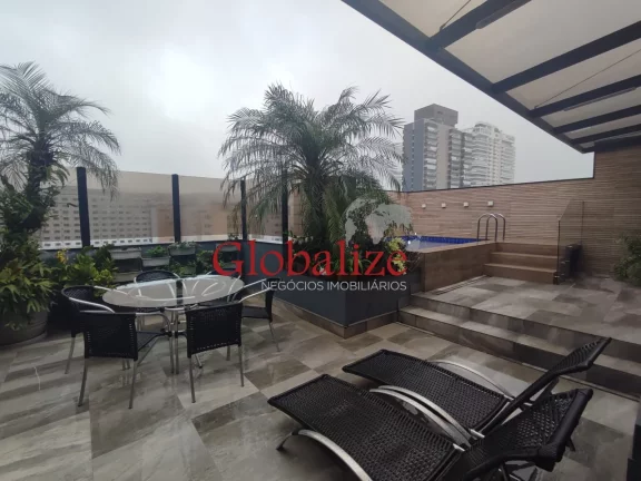 Imagem Cobertura Duplex com Piscina e Churrasqueira à venda com 3 dormitórios e 2 vagas no bairro do Gonzaga em santos por R$ 2.200.000,00