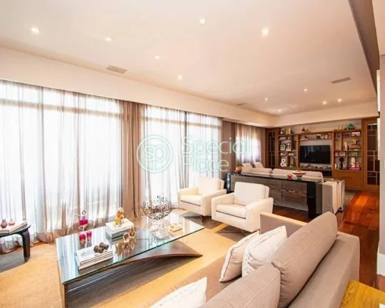 Imagem 317 metros 4 dormitórios 4 suítes 5 banheiros 4 vagas Cobertura Duplex toda reformada, pronta para...