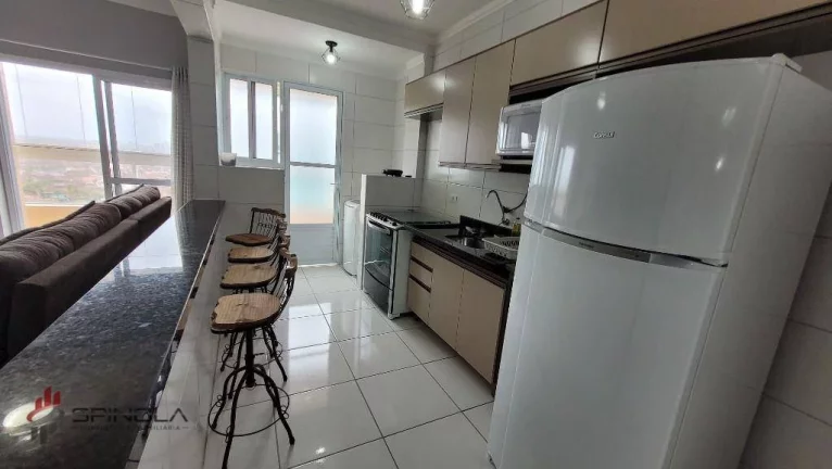 Imagem Apartamento com 2 dormitórios à venda, 70 m² por R$ 480.000,00 - Jardim Imperador - Praia Grande/SP