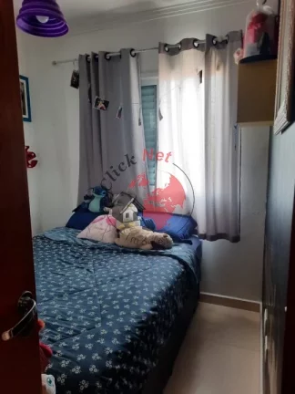 Imagem Cobertura Nova,2 dormitórios ,cozinha gourmet, churrasq, fogão e forno a lenha, quintal,1 vaga ,bairro Vila Scarpelli em Santo André