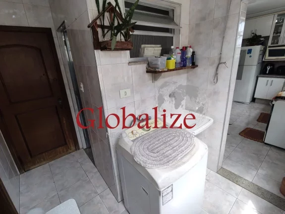 Imagem LINDO APARTAMENTO DE 2 DORMITÓRIOS COM DEPENDÊNCIA COMPLETA DE EMPREGADA E GARAGEM FECHADA NO BAIRRO DO ESTUÁRIO EM SANTOS (SP) POR R$.480.000,00.