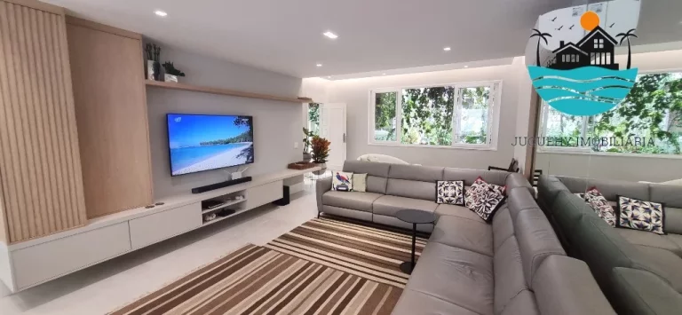 Imagem Casa Temporada Juquehy em Condomínio - com 5 suítes, 1 térrea, 3 vagas, piscina privativa, 150m da praia - Max. 10 pessoas | Juquehy Imobiliária