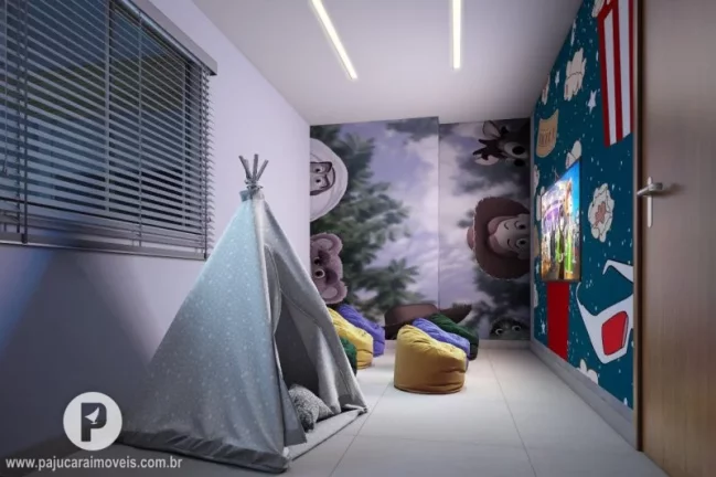 Imagem 03 suítes+DCE [119m²] ÷ em 100 meses, viz. ao GBarbosa, Jati