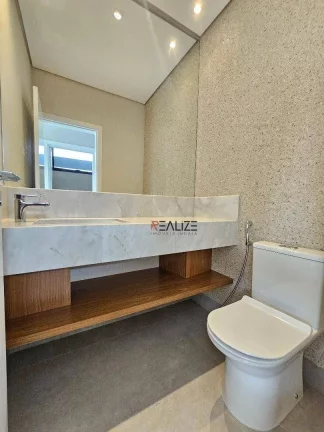 Imagem Casa moderna com 3 dormitórios à venda, 198 m² por R$ 2.090.000 - Condomínio Villa Sapezal - Indaiatuba/SP