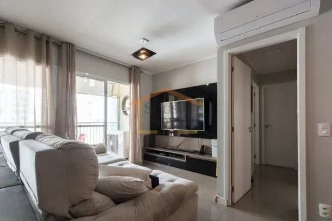 Imagem Apartamento à venda, com 88m², 2 dormitórios, sendo 1 suite, 2 banheiros, possui cozinha integrad...