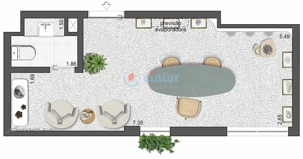 Imagem Sala à venda 48.99M Leblon Rio de Janeiro - RJ | Máris