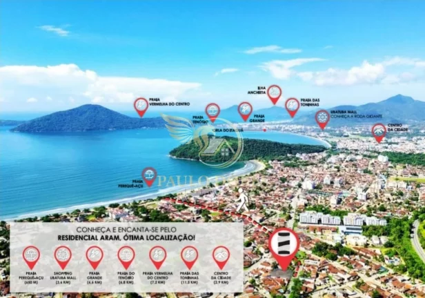 Imagem APARTAMENTO À VENDA COM 2 DORMITÓRIOS NA PRAIA DO PEREQUE-AÇÚ EM UBATUBA-SP