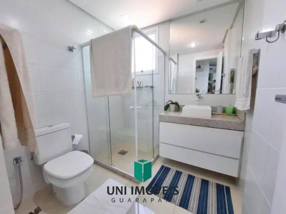 Imagem Apartamento de 130M² com 4 suítes, 2 vagas de garagem, prédio com área de lazer, Praia do morro, Guarapari-ES.