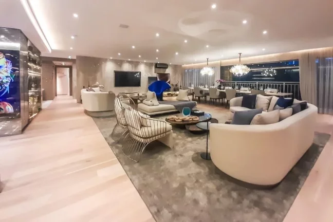Imagem Apartamento de luxo em Moema By Yoo: 4 quartos, 4 suítes, 5 banheiros e 269m² à venda em São Paulo-SP! Aproveite!