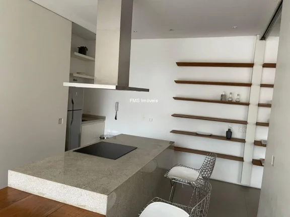 Imagem Apartamento para locação na Vila Nova Conceição: 1 quarto, 1 sala, 1 banheiro e 1 vaga de garagem!