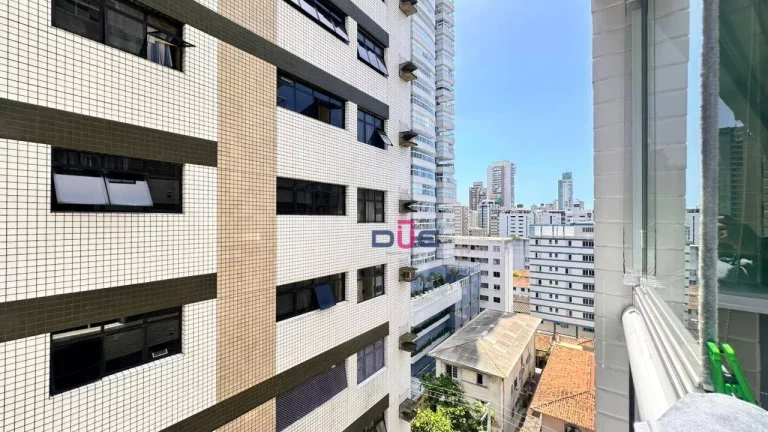 Imagem Apartamento a poucos passos da orla na Aparecida em Santos, lazer completo, frente, 2 suites, 1 vaga todo planejado.