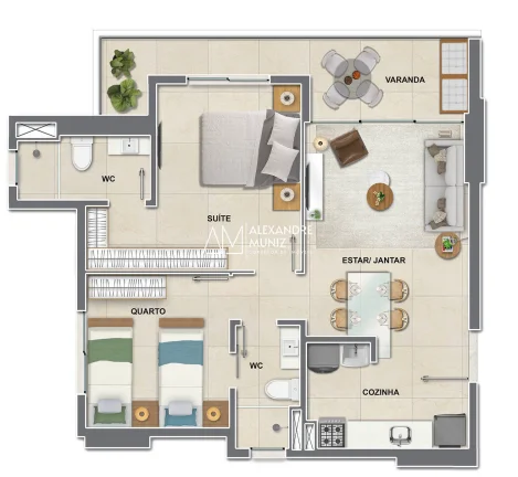 Imagem Like Residencial, lançamento, Apartamentos à venda no Cocó, Fortaleza-CE.