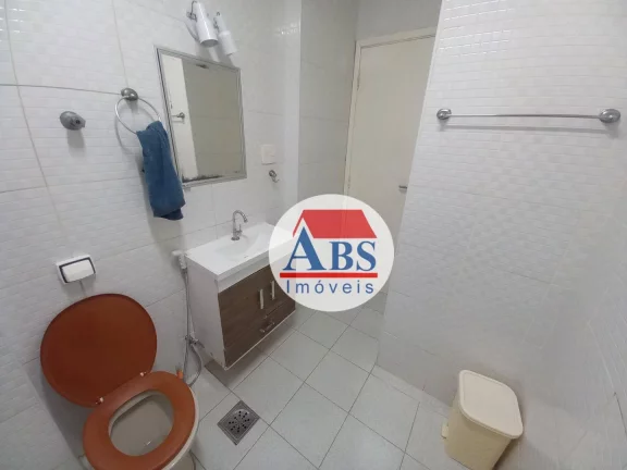 Imagem Apartamento com 2 dormitórios à venda, 81 m² por R$ 555.000 - Gonzaga - Santos/SP com vista para o mar